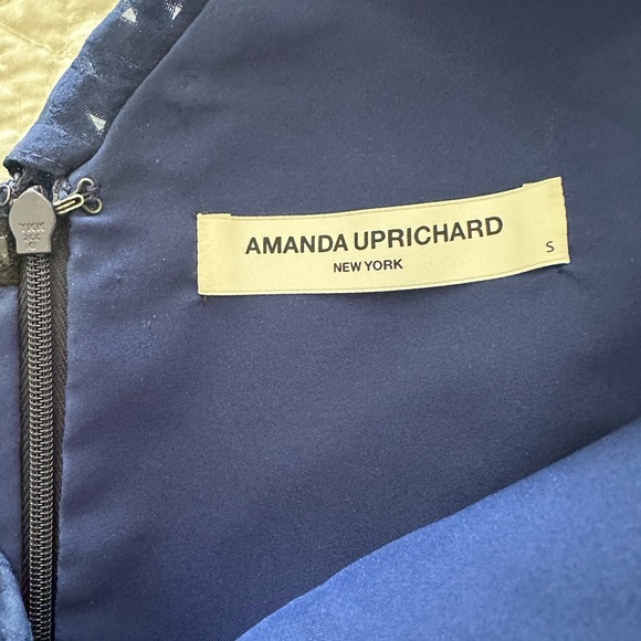 Elegant Navy One-Shoulder Dress - Picture 3 of 5